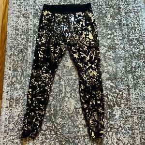 Women’s black sequin pants